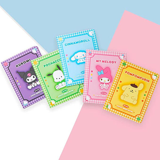 Cute Sanrio Memo Sticky Note Booklet Kawaii Stationary Supplies