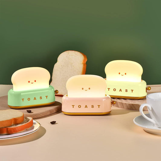 Cute Desk Decor Toaster Night Light