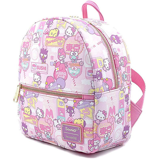 Loungefly Sanrio Hello Kitty Kawaii Convertible Double Strap Shoulder Bag Handbag Purse